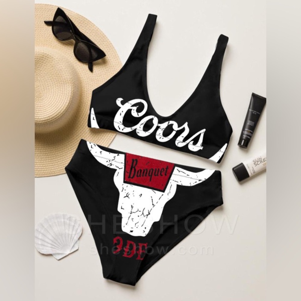 Coors Beer Swimsuit S
